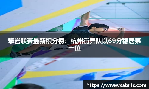攀岩联赛最新积分榜：杭州街舞队以69分稳居第一位